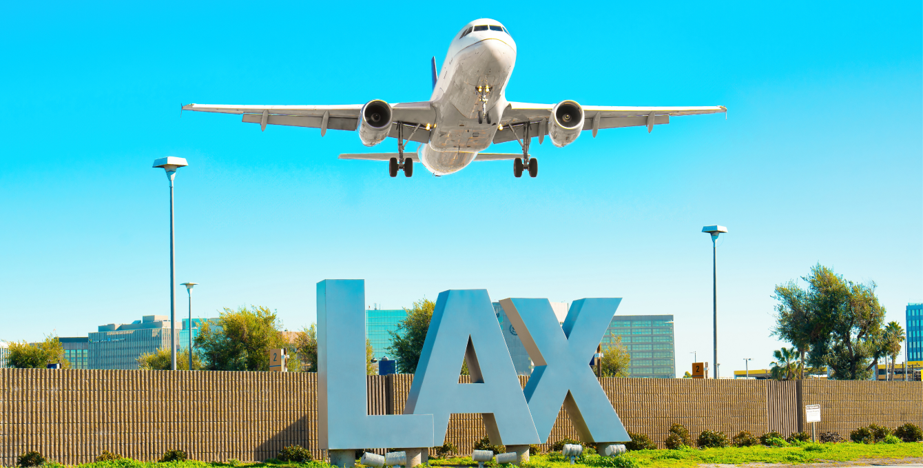 現地空港到着(LAX)